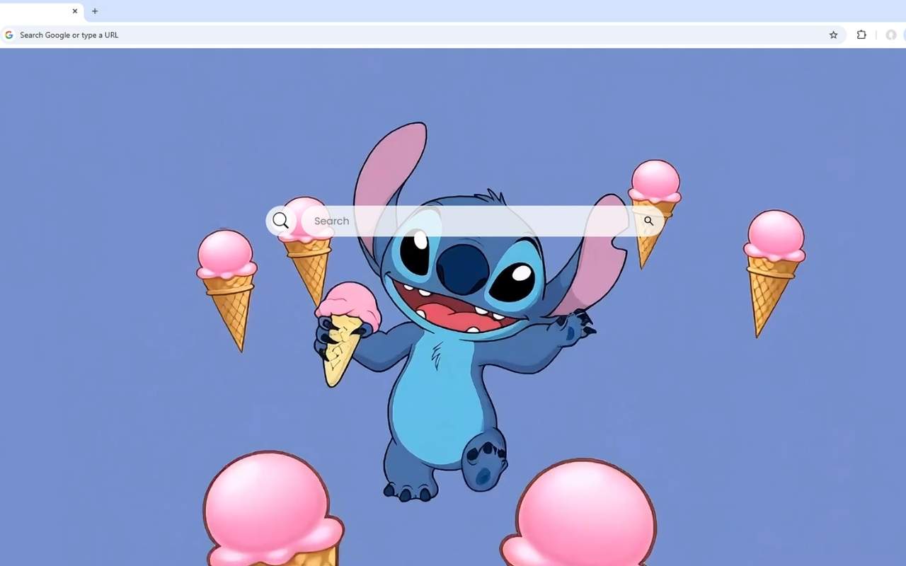 Stitch Ice Cream Live Wallpaper